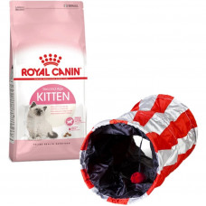 Сухий корм для кошенят Royal Canin Kitten | 2 кг (домашня птиця) + Подарунок тунель-іграшка