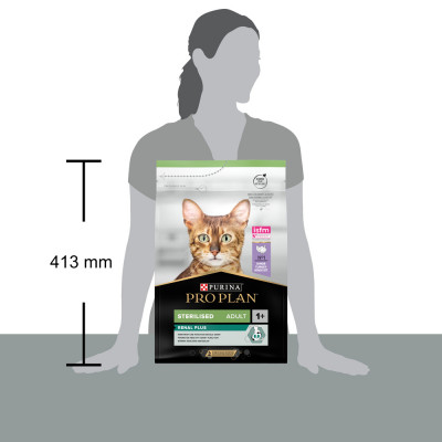 Сухий для стерилізованих котів ProPlan Sterilised 3 кг (індичка) Сухий для стерилізованих котів ProPlan Sterilised 3 кг (індичка)