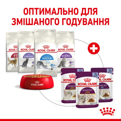 Вологий корм для вибагливих до запаху котів Royal Canin Sensory Smell Jelly pouch 85г, 3+1 шт у подарунок (домашня птиця) Вологий корм для вибагливих до запаху котів Royal Canin Sensory Smell Jelly pouch 85г, 3+1 шт у подарунок (домашня птиця)