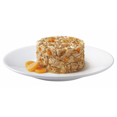 Вологий корм для котів Gourmet Gold Savoury Cake Chicken & Carrot 85 г (курка та морква) Вологий корм для котів Gourmet Gold Savoury Cake Chicken & Carrot 85 г (курка та морква)