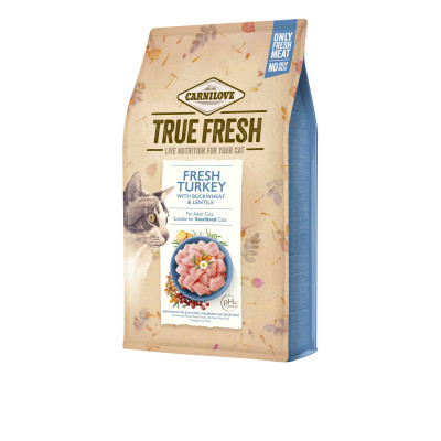 Сухий корм для котів Carnilove True Fresh Cat 340 г - індичка