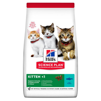 Сухий корм для кошенят Hills Science Plan Kitten 1,5 кг - тунець