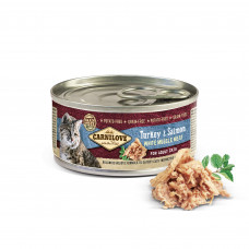 Вологий корм для котів Carnilove Salmon & Turkey 100 г (лосось та індичка)