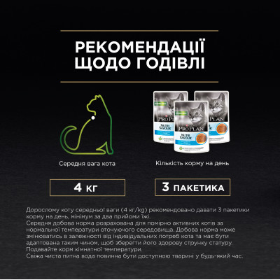 Вологий корм пауч для дорослих стерилізованих котів Pro Plan Sterilised Nutrisavour 85 г (тріска) Вологий корм пауч для дорослих стерилізованих котів Pro Plan Sterilised Nutrisavour 85 г (тріска)