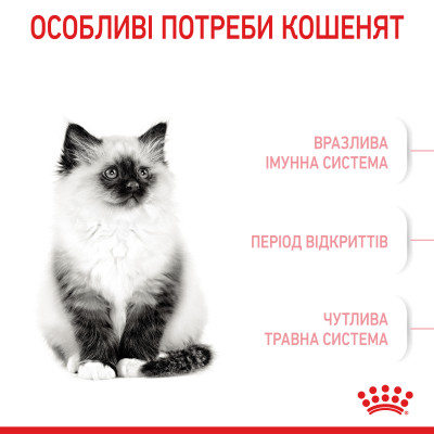 Сухий корм для кошенят Royal Canin Kitten 400 г (домашня птиця) Сухий корм для кошенят Royal Canin Kitten 400 г (домашня птиця)
