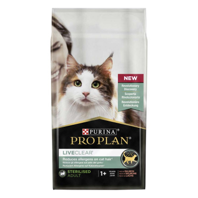 Сухий корм для стерилізованих котів ProPlanLiveClear Sterilised 1,4 кг (лосось)