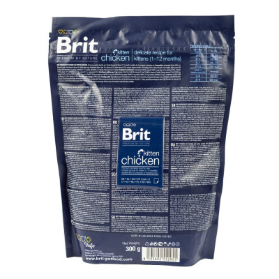 Сухой корм Brit Premium by Nature Cat Kitten 300 г, 2+1 шт Сухой корм Brit Premium by Nature Cat Kitten 300 г, 2+1 шт