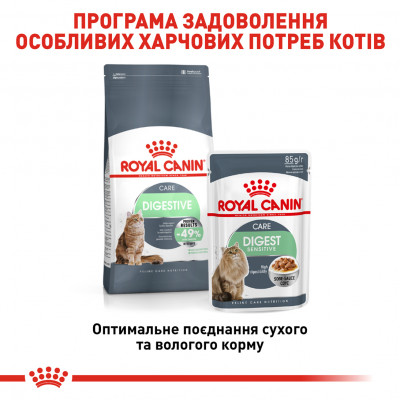 Вологий корм для котів з чутливим травленням Royal Canin Digest Sensitive pouch 85 г (домашня птиця) Вологий корм для котів з чутливим травленням Royal Canin Digest Sensitive pouch 85 г (домашня птиця)