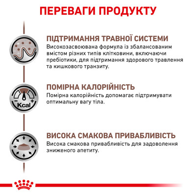 Вологий корм для котів, при захворюваннях шлунково-кишкового тракту Royal Canin Gastro Intestinal Moderate Calorie pouch 85 г (домашня птиця)