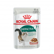Вологий корм для літніх котів Royal Canin Instinctive Gravy 7+, 85 г (домашня птиця)
