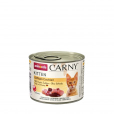 Вологий корм для котів Animonda Carny Kitten Poultry Cocktail | 200 г (птиця)