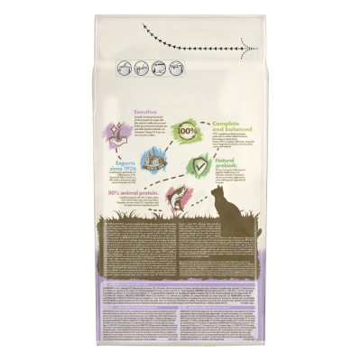 Сухой корм для кошек с чувствительным пищеварением Cat Chow Sensitive 1,5 кг (лосось) Сухой корм для кошек с чувствительным пищеварением Cat Chow Sensitive 1,5 кг (лосось)