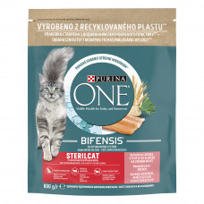 Сухий корм для стерилізованих котів Purina One Sterilised 800 г (лосось)