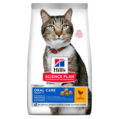 Сухий корм для котів Hill's Science Plan Adult Oral Care 1,5 кг - курка
