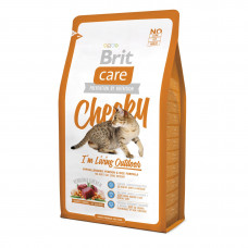 Сухий корм для котів, які живуть на вулиці Brit Care Cat Cheeky I am Living Outdoor 2 кг (оленина та рис)