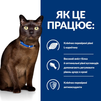 Сухий корм для котів Hills Prescription Diet m/d 3 кг - курка