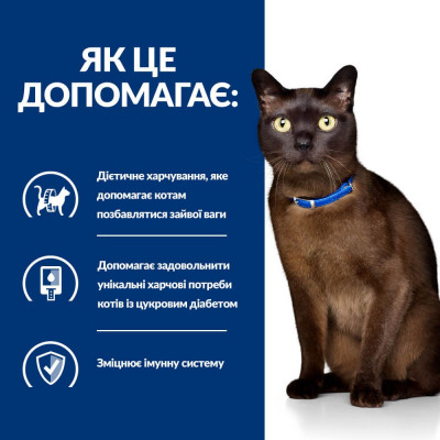 Сухий корм для котів Hills Prescription Diet m/d 3 кг - курка