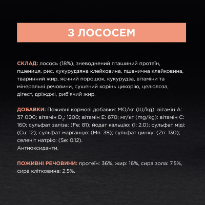 Сухий корм для дорослих котів Pro Plan Original Adult Salmon 1,5 кг (лосось) Сухий корм для дорослих котів Pro Plan Original Adult Salmon 1,5 кг (лосось)