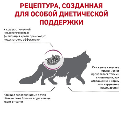 Сухий корм для котів, при захворюваннях нирок Royal Canin Renal 2 кг (домашня птиця) Сухий корм для котів, при захворюваннях нирок Royal Canin Renal 2 кг (домашня птиця)