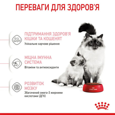 Сухий корм для кошенят Royal Canin Mother & Babycat 1,6 кг + 400 г у подарунок (домашня птиця) Сухий корм для кошенят Royal Canin Mother & Babycat 1,6 кг + 400 г у подарунок (домашня птиця)
