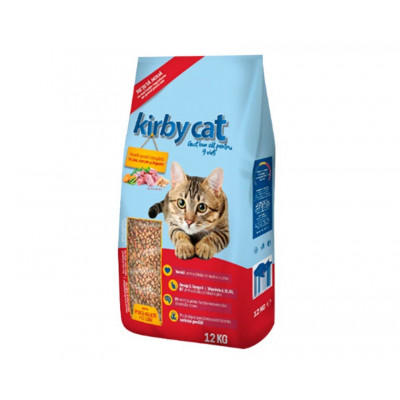 Сухой корм для котов KIRBY CAT 12 кг (курица, индейка и овощи)