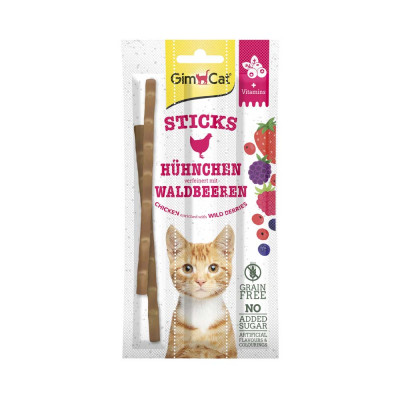 Ласощі для котів GimCat Superfood Duo-Sticks 3 шт. (курка)