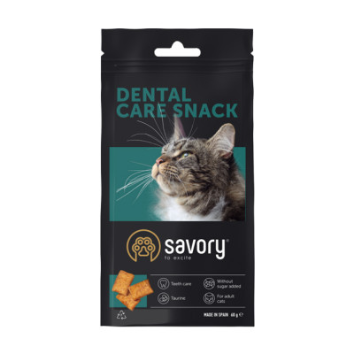 Лакомство для кошек Savory Snack Dental Care 60 г (подушечки для гигиены зубов)
