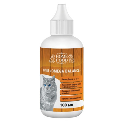 Олія для котів Home Food Omega Balance 100 мл для котів