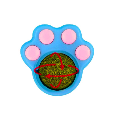 Ласощі для котів Pomurom кулька-лизун з котячою м'ятою 26 г (для зняття стресу Ласощі для котів Pomurom кулька-лизун з котячою м'ятою 26 г (для зняття стресу