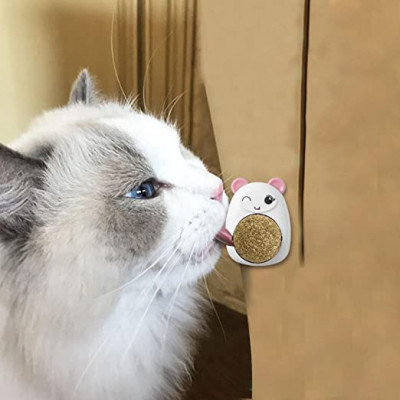 Ласощі для котів Pomurom кулька-лизун з котячою м'ятою 26 г (для зняття стресу Ласощі для котів Pomurom кулька-лизун з котячою м'ятою 26 г (для зняття стресу