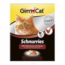 Ласощі для котів GimCat Schnurries 420 г (курка) поштучно