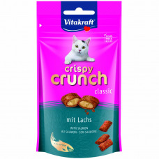 Ласощі для котів Vitakraft Crispy Crunch подушечки 60 г (лосось)