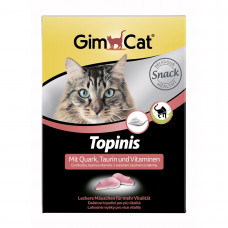 Ласощі для котів GimCat Topinis 180 шт. (творог)