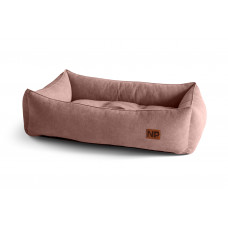 Лежак Noble Pet Albert 70 х 50 х 22 см (рожевий) - cts