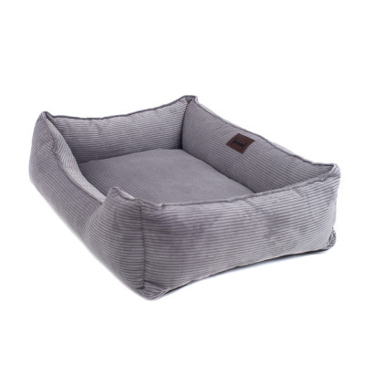 Лежак для котів Harley and Cho «Dreamer Gray» velvet розмір M 70 х 50 см (сірий) - cts Лежак для котів Harley and Cho «Dreamer Gray» velvet розмір M 70 х 50 см (сірий) - cts