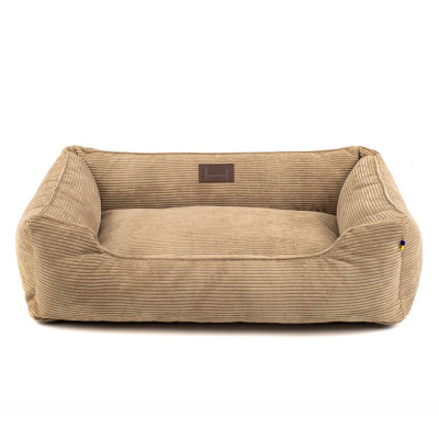 Лежак для котов Harley and Cho «Dreamer Cacao» velvet размер S 60 х 45 см (бежевый) - cts