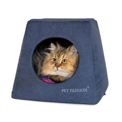 Будинок-лежак Pet Fashion «The Mood» 36 х 36 х 34 (джинс) Будинок-лежак Pet Fashion «The Mood» 36 х 36 х 34 (джинс)