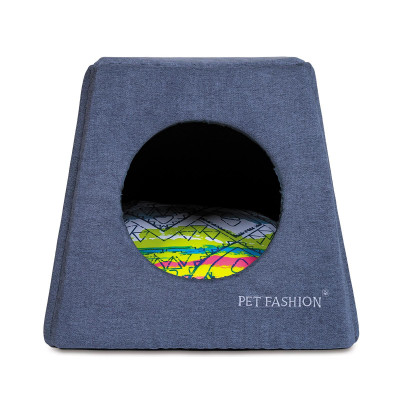 Будинок-лежак Pet Fashion «The Mood» 36 х 36 х 34 (джинс)