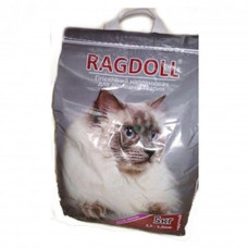 Наповнювач туалету для котів Ragdoll із запахом лаванди великий, 5 кг (бентонітовий)