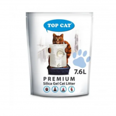 Наповнювач туалету для котів TOP CAT 7,6 L (силікагелевий)