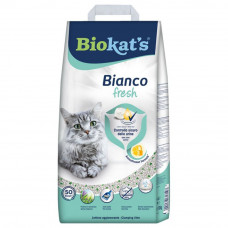 Наповнювач туалета для котів Biokat's Bianco Fresh 5 кг (бентонітовий)