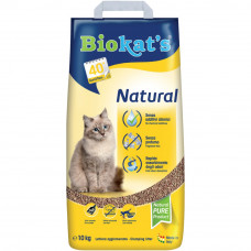 Наповнювач туалета для котів Biokat's Natural 10 кг (бентонітовий)