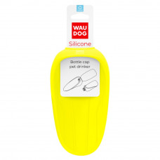 Поїлка-насадка на пляшку WAUDOG Silicone 16,5 х 9 см (жовта) - cts