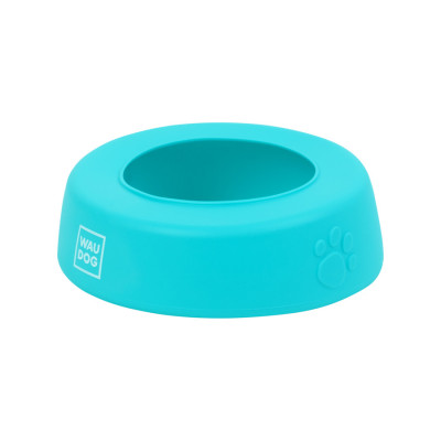 Миска-непроливайка WAUDOG Silicone 750 мл (блакитна) - cts