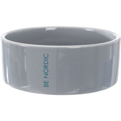 Миска Trixie керамическая BE NORDIC 1,4 л / 20 см (серая) - cts Миска Trixie керамическая BE NORDIC 1,4 л / 20 см (серая) - cts