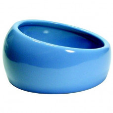 Миска керамічна Living World «Ergonomic Dish» 420 мл / 13,5 см (блакитна)
