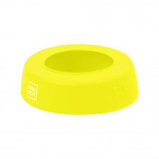 Миска-непроливайка WAUDOG Silicone 750 мл (жовта) - cts