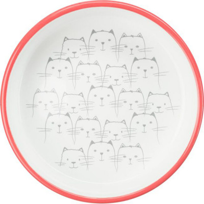 Миска керамічна Trixie для котів коротконосих порід 300 мл / 15 см