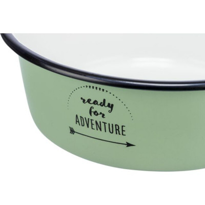 Миска Trixie Adventure металева 1,9 л/ø 21 см (зелена) - cts Миска Trixie Adventure металева 1,9 л/ø 21 см (зелена) - cts