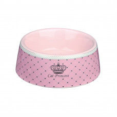 Миска керамічна Trixie «Cat Princess» 180 мл / 12 см (рожева)